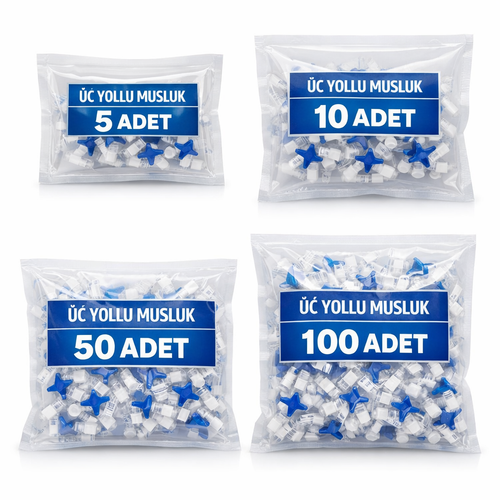 �� Yollu Musluk Steril Medikal Ba�lant� Aparat�