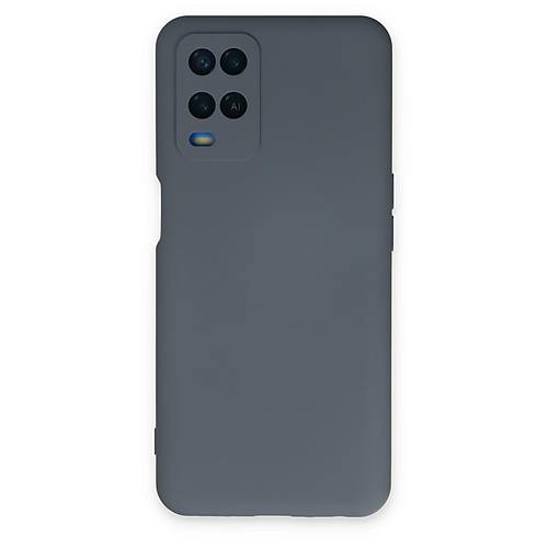 A54 4G K�l�f Nano i�i Kadife Silikon - Gri