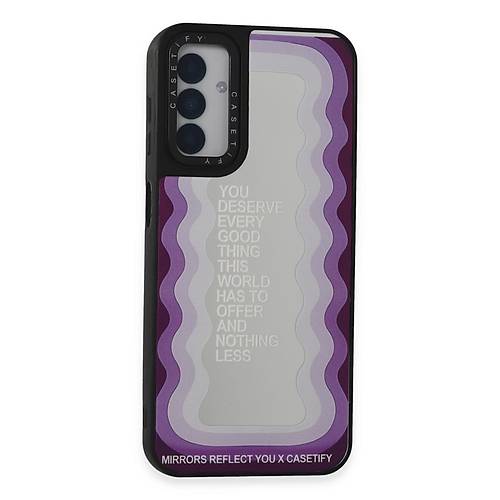 Galaxy M14 5G K�l�f Mirror Desenli Kapak - Mirror - 5