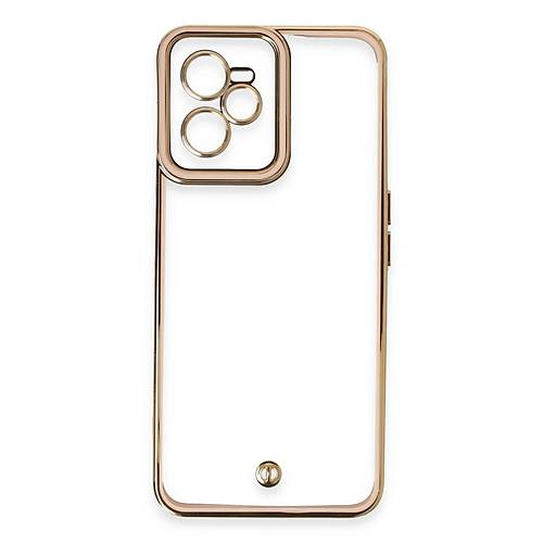 Realme C35 K�l�f Liva Lens Silikon - Pudra