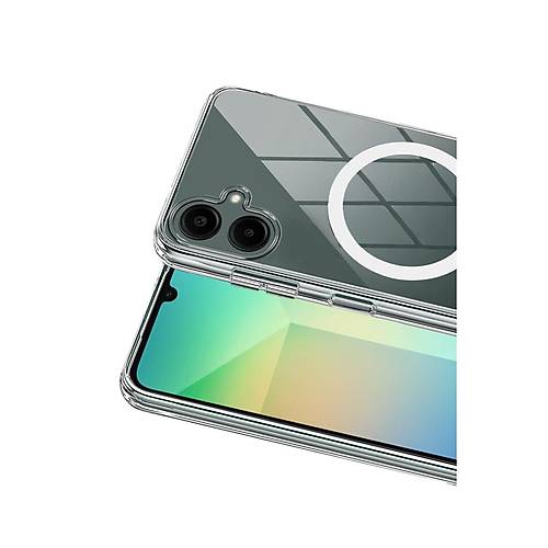 Galaxy A07 4G Combo Sert �effaf Magsafe Kapak - �effaf