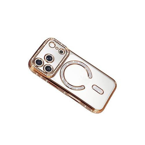 iPhone 17 Pro Joke Simli Magneticsafe K�l�f - Turuncu