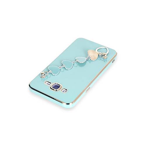 Galaxy J7 K�l�f Esila Silikon - Su Ye�ili