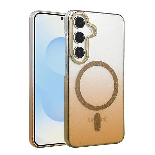Galaxy S23 FE Glossy Magsafe Kapak - ��l Titanyum