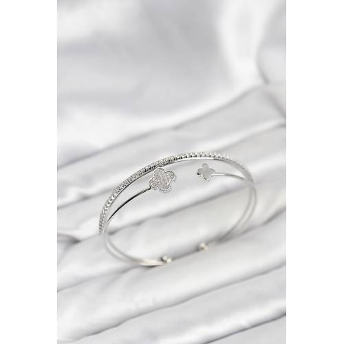 Yonca Model Pirin� G�m�� Renk Kad�n Bileklik