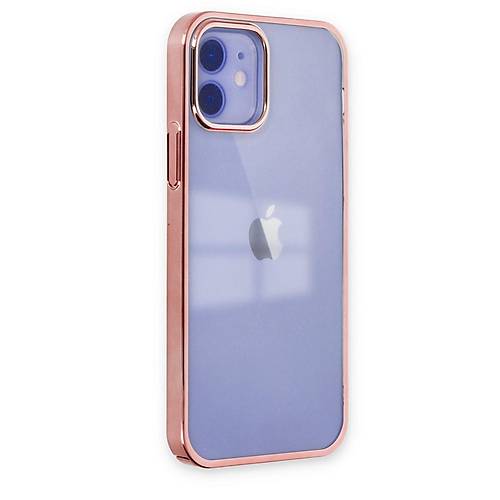 iPhone 12 K�l�f Element Silikon - Pembe