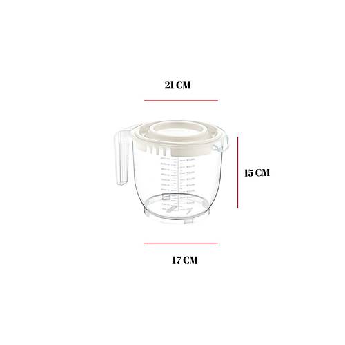 2200 Ml Mikser Kab� Beyaz & �l�� Kab� & Saklama Kab�-DNY0024