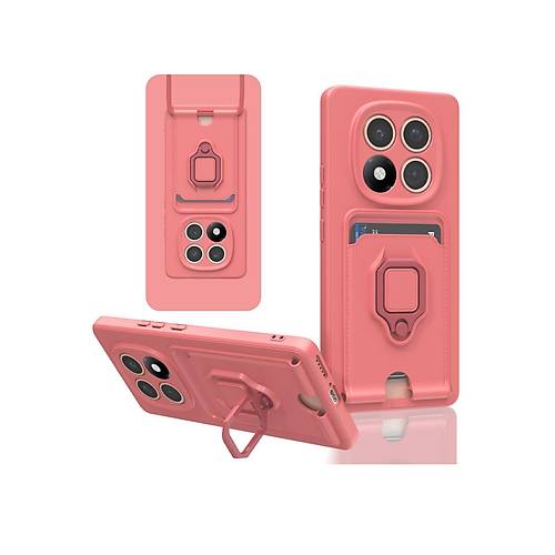 Redmi Note 14 Pro 5G K�l�f Zuma Kartvizitli Y�z�kl� Silikon - Pembe