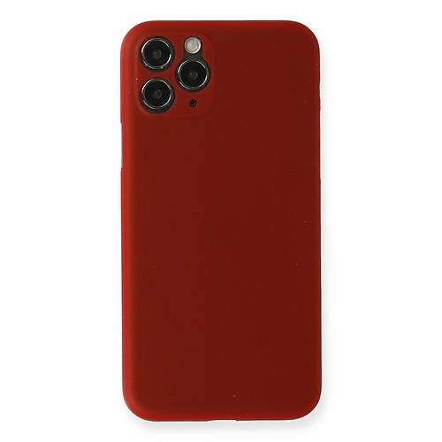 iPhone 11 Pro Max K�l�f PP Ultra �nce Kapak - K�rm�z�