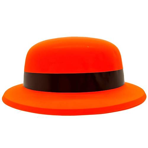 Neon Partisi Turuncu Renk Melon Plastik Parti �apkas�