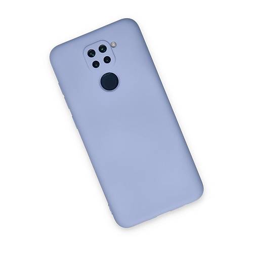 Redmi Note 9 K�l�f Nano i�i Kadife Silikon - Lila