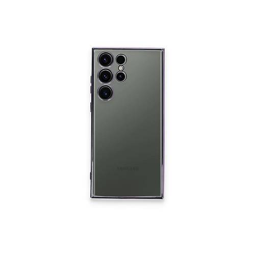 Galaxy S24 Ultra K�l�f Razer Lensli Silikon - Siyah