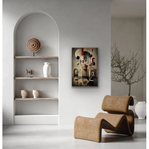 Kar���k R�yalar Soyut Kanvas Tablo 20X30 CM