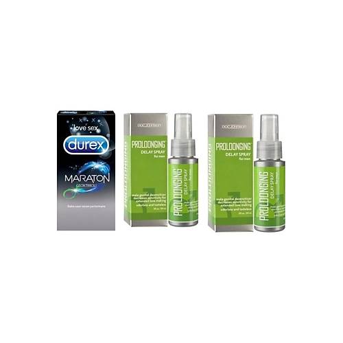 Mucizevi Proloonging 2 *Gecikt�c� Sprey 59 Ml 80 Kullan�m Maraton Prezarvatif 4 Lu