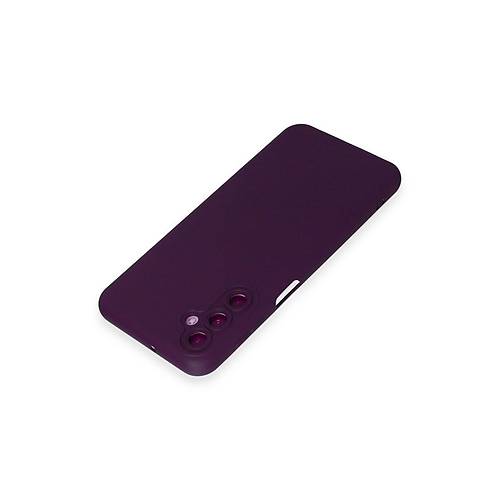 Galaxy M14 5G K�l�f Nano i�i Kadife Silikon - Mor