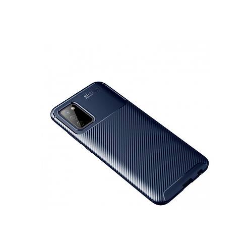 Galaxy A02S K�l�f Auto Focus Karbon Kapak - Lacivert