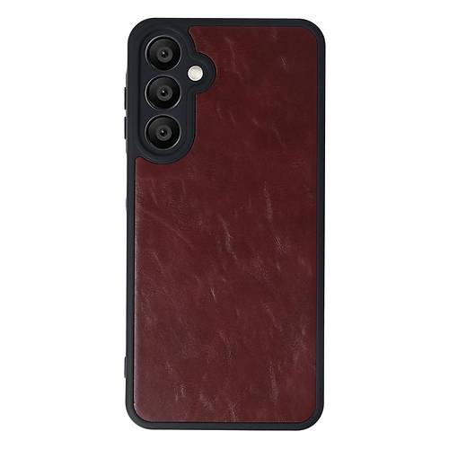 Galaxy A55 5G K�l�f Aras Deri Kapak - Bordo