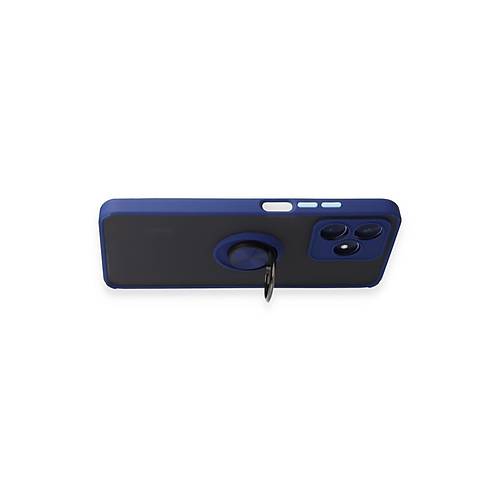 Realme C53 K�l�f Montreal Y�z�kl� Silikon Kapak - Lacivert