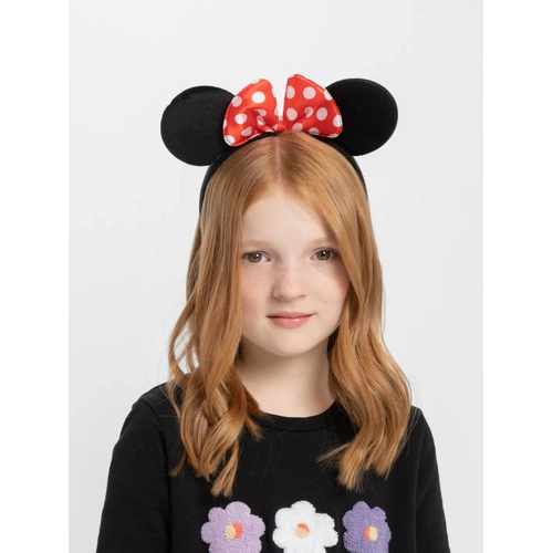 K�rm�z� Fiyonklu Minnie Mouse Ta� Fare Tac� Kafa Band�