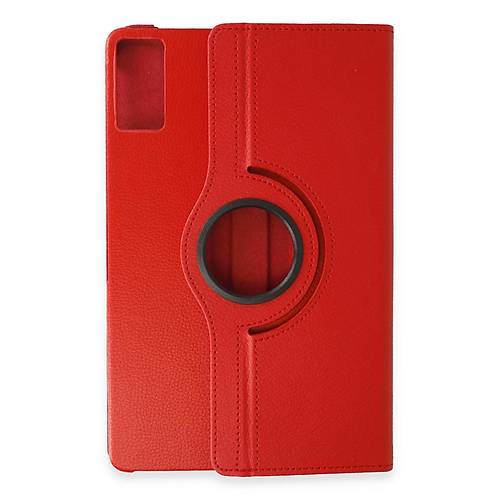 Redmi Pad K�l�f 360 Tablet Deri K�l�f - K�rm�z�