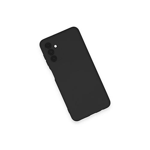 Galaxy A14 4G K�l�f Nano i�i Kadife Silikon - Siyah