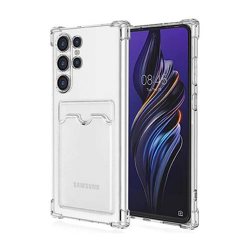 Galaxy S24 Ultra K�l�f Kart �effaf Silikon - �effaf