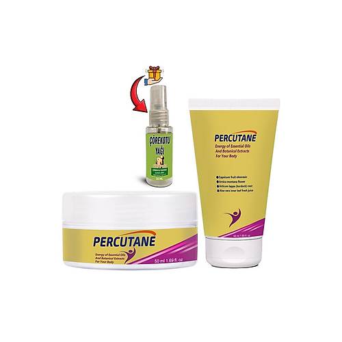 Percutane T�p + Kavanoz Kapsikum arnika montana dulavratotu K�k� Kremi 50ml + ��rekotu Ya��