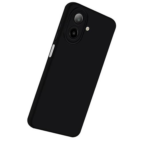 Galaxy A07 4G Nano i�i Kadife Silikon - Siyah