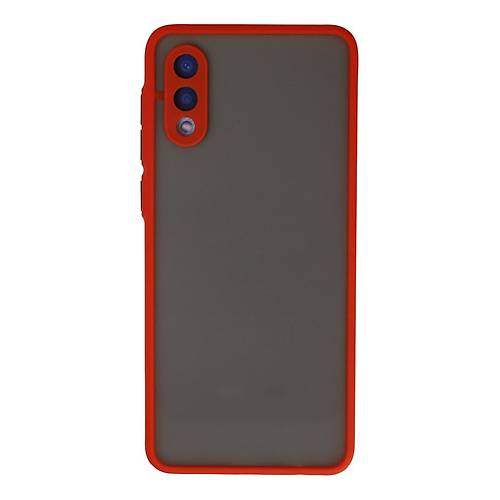 Galaxy A02 K�l�f Montreal Silikon Kapak - K�rm�z�