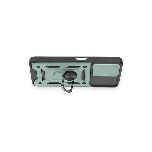 Redmi Note 12 4G K�l�f Pars Lens Y�z�kl� Silikon - Ye�il