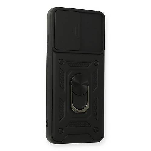 Galaxy A02S K�l�f Pars Lens Y�z�kl� Silikon - Siyah