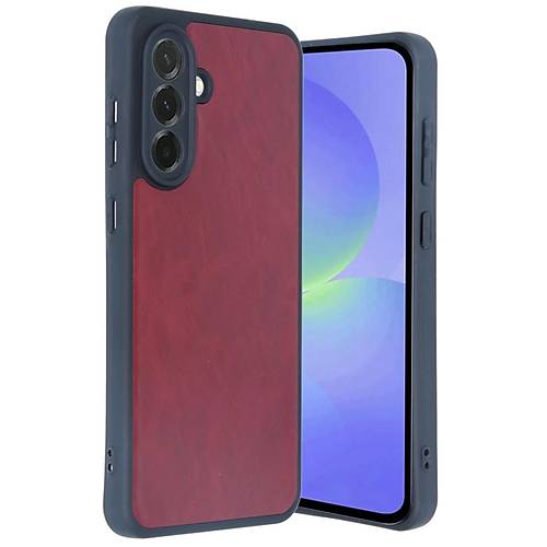 Galaxy A15 4G K�l�f Aras Deri Kapak - Bordo