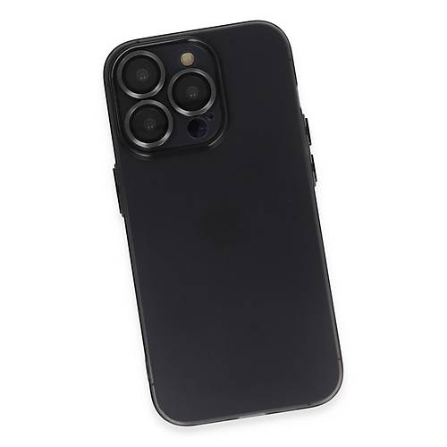 iPhone 14 Pro K�l�f Luko Lens Silikon - Siyah