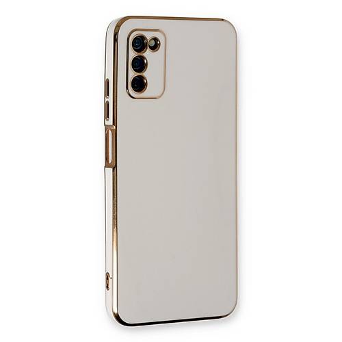 Galaxy A03S K�l�f Volet Silikon - Beyaz