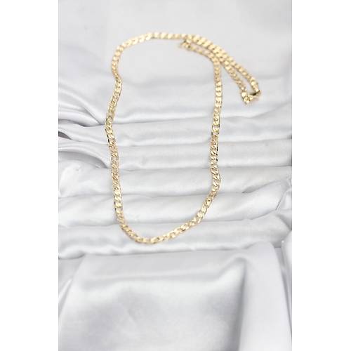 CM 14K Gold Renk Zincir Model 60 cm Kad�n Kolye