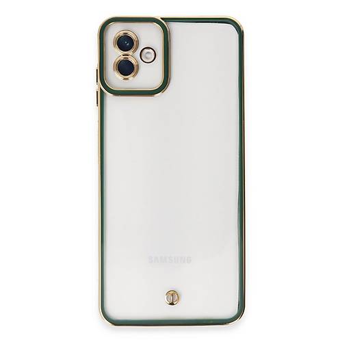 Galaxy A04 K�l�f Liva Lens Silikon - Ye�il