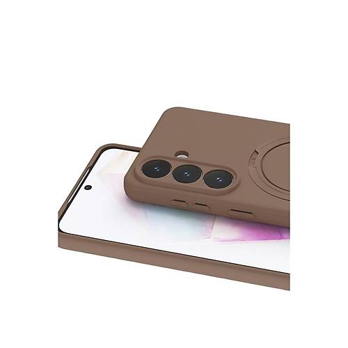 Galaxy S26 Plus Regal Magsafe Standl� Kapak - ��l Titanyum