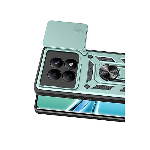 Redmi Note 15 4G Pars Lens Y�z�kl� Silikon - Ye�il