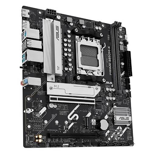 ASUS PRIME B850M-K DDR5 8400MHZ 1XHDMI 1XDP 2XM.2 USB2.0 MATX AM5(AMD AM5 9000/8000/7000 SER�LER� �LE UYUMLU)