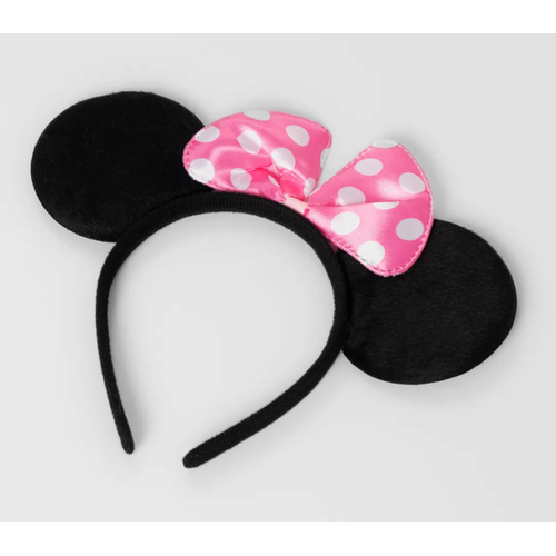 Pembe Fiyonklu Minnie Mouse Tac� Mini Kulak