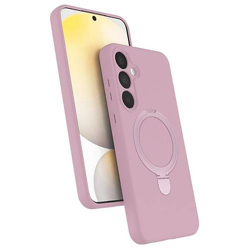 Galaxy A15 4G Regal Magsafe Standl� Kapak - A��k Pembe