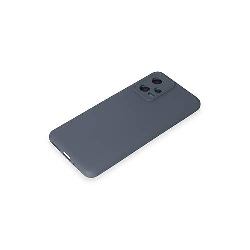 Redmi Note 12 5G K�l�f Nano i�i Kadife Silikon - Gri