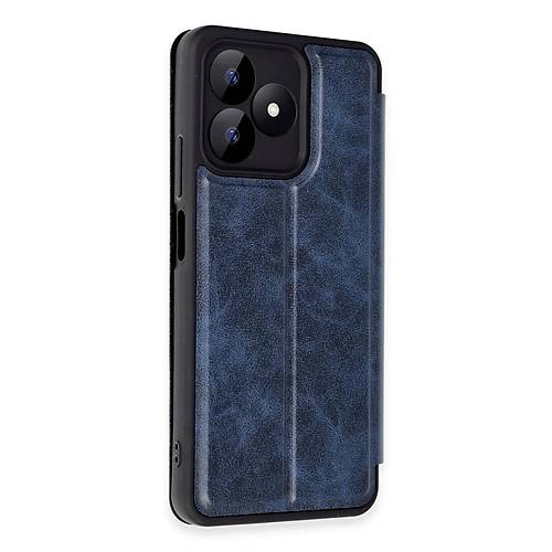 Realme Note 50 4G K�l�f Flip Cover - Lacivert