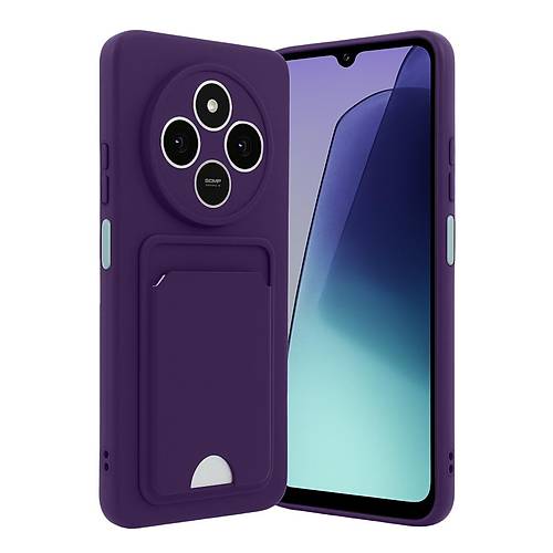 Redmi 14C Kelvin Kartvizitli Silikon - Derin Mor