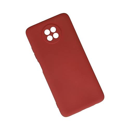 Redmi Note 9 5G K�l�f Nano i�i Kadife Silikon - Kiremit