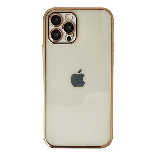 iPhone 12 Pro K�l�f Razer Lensli Silikon - Gold