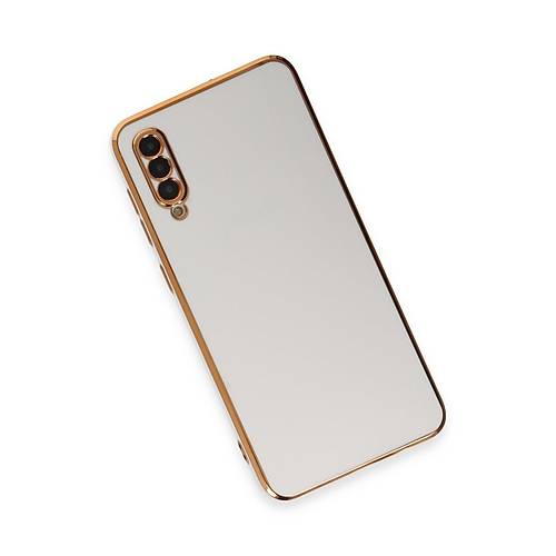 Galaxy A50 K�l�f Volet Silikon - Beyaz