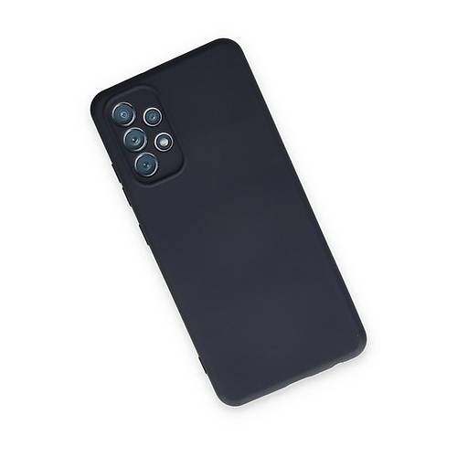 Galaxy A13 4G K�l�f Nano i�i Kadife Silikon - Lacivert