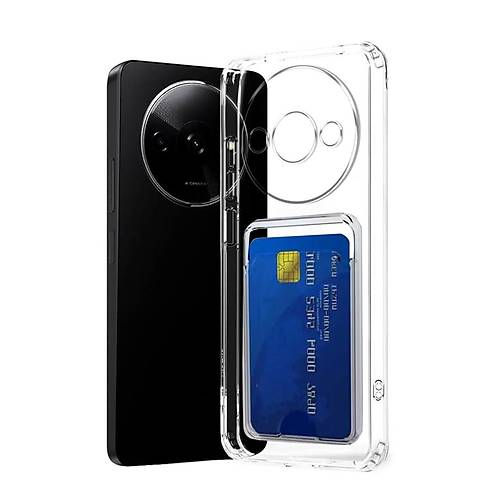 Redmi A3 4G K�l�f Kart �effaf Silikon - �effaf
