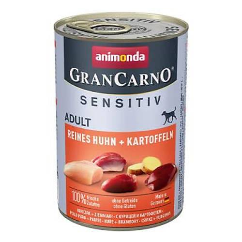 Gran Carno Sensitive Tavuklu Patatesli Yeti�kin K�pek Konservesi 400 Gr